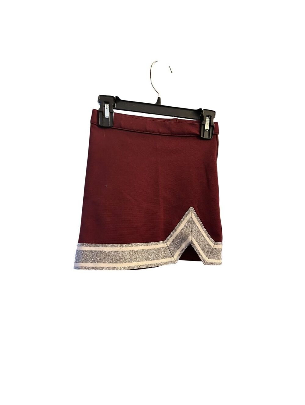 maroon skirt with silver girls S